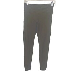 Old Navy Active PowerSoft High-Rise Go-Dry Leggings M Olive Green